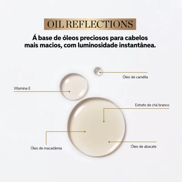 Óleo Capilar Oil Reflections Light Wella Professional 100ml - Image 5